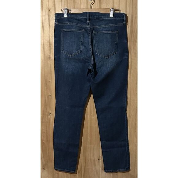 Gap 1969 Women's Real Straight Blue Denim Jeans 30 Short/10 Short - Picture 2 of 5